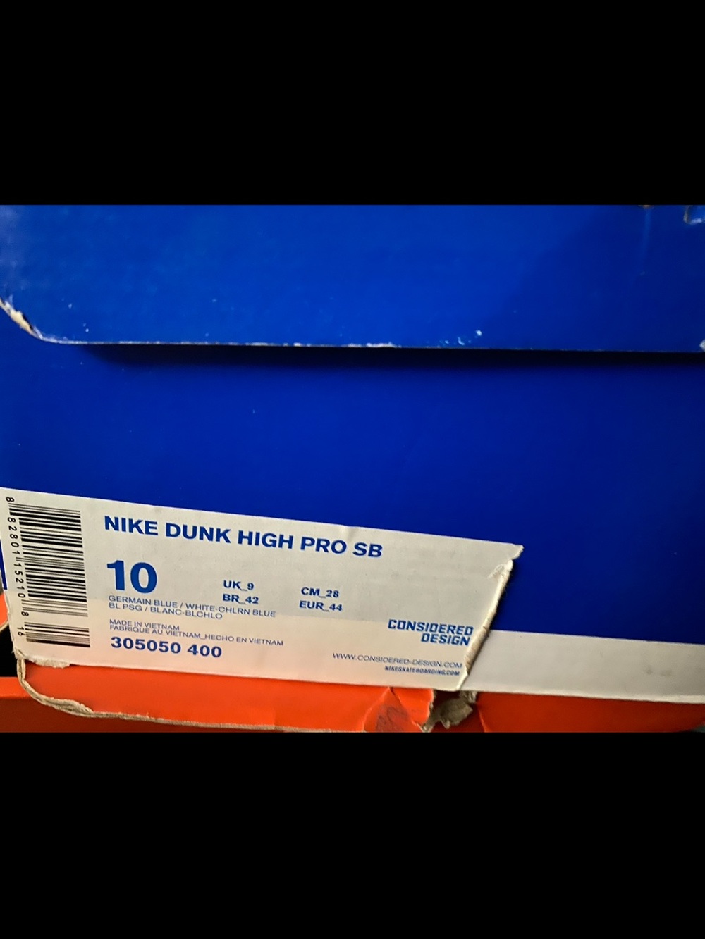 Nike mens Dunk high sb “oceanic airline” - Picture 2 of 2
